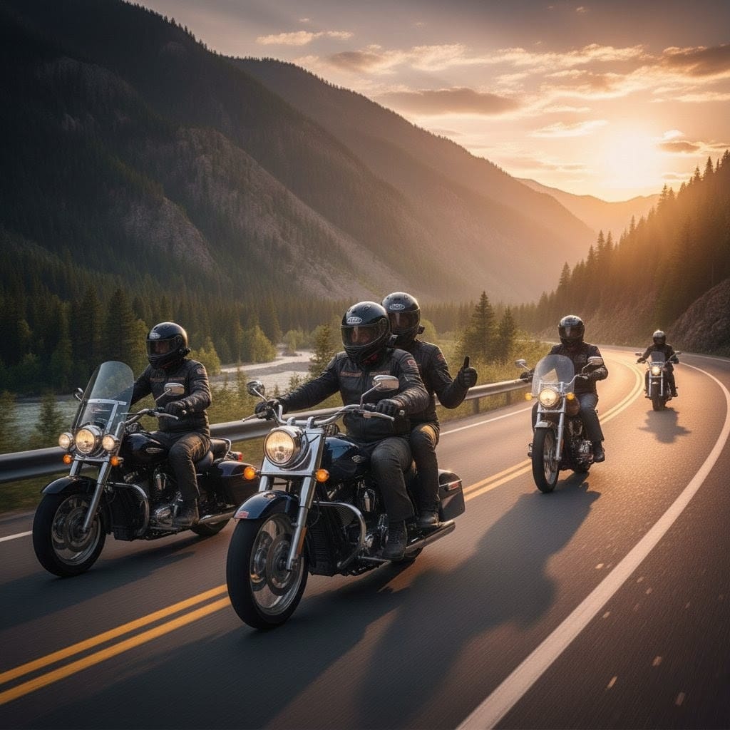 Motocyklowa etykieta – zasady jazdy w grupie